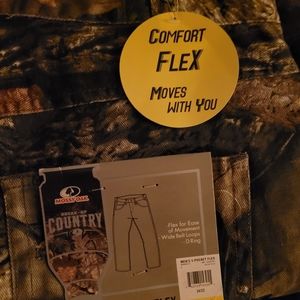 Mossy Oak mens camo Break up Country 5 pocket flex jeans 34X32